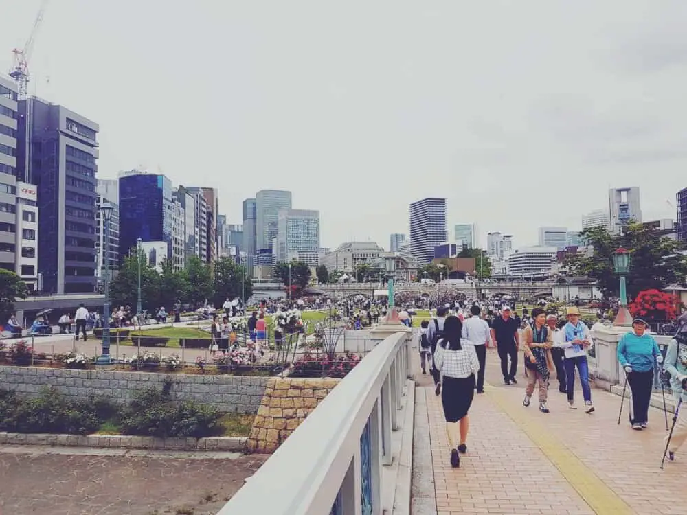 Nakanoshima Rose Garden, Osaka, Japan